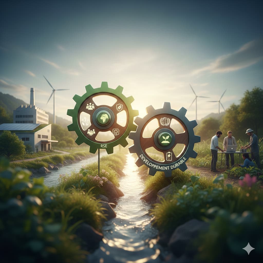 RSE : de l'intention à l'action. Découvrez comment la responsabilité sociétale des entreprises devient un levier du développement durable.